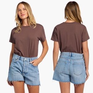 NUUDS Everyday Coffee Brown Neutral Clean Girl Aesthetic Tshirt Bodysuit